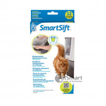 Catit SmartSift Biodegradable Replacement Liners For Cat Pan Base [50541] - 12 liners/pack